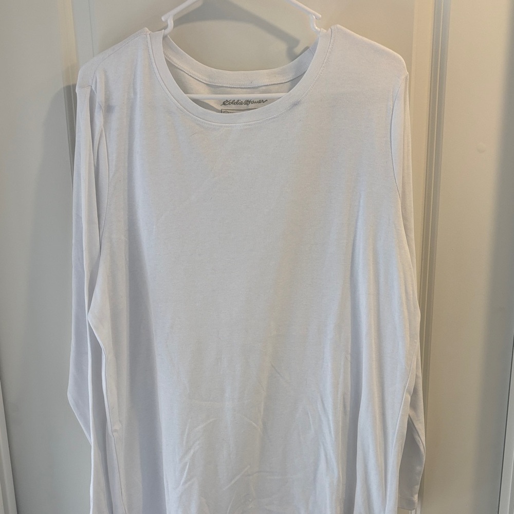 Eddie Bauer White Long Sleeve women’s Tee
